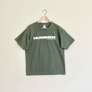 Vintage Hummer “Like Nothing Else” Combat Green T Shirt Adult size Large